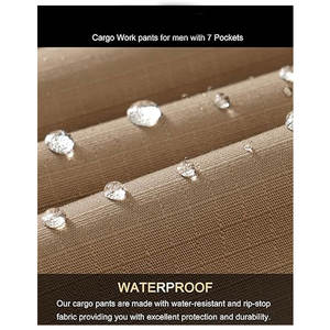 Pantalones Cargo para Hombre, Resistentes al Agua, Transpirables, Tácticos, para Senderismo, con 7 Bolsillos, Duraderos, para Trabajo al Aire Libre y Viajes - Product Image 4