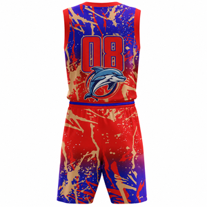 Uniformes de Baloncesto Personalizados al por Mayor Sin Pedido Mínimo, Camisetas de Baloncesto Estilo USA, Uniformes de Baloncesto Unisex Sublimados - Product Image 2
