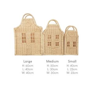 Cesta de Almacenamiento Tejida a Mano para Niños, en Forma de Casa, de Mimbre, para Cuarto de Bebé, Venta al Por Mayor, Proveedor Ecológico - Product Image 6