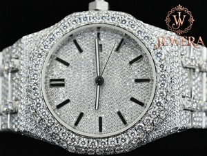 Luxury Hip Hop Moissanite Diamond Watch Stainless Steel Iced Out Timepiece for Fashion Retail Wholesale and Gift Market for Sale - Product Image 6