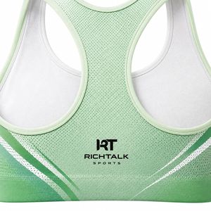 Sujetador Deportivo de Alta Sujeción para Mujer, Transpirable, Ecológico, de Secado Rápido, Diseño Simple con Transferencia de Calor, Servicio OEM, Diseño Personalizado, Precio Bajo, Superventas - Product Image 5