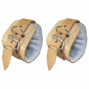 Geo Brother Co Customized Weightlifting <b>Ankle</b> Strap Buckle Adjustable Fit Leather Comfortable Fitness Exercise <b>Ankle</b> <b>Support</b> - Product Image 5