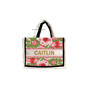 Bolso mini hecho a mano con cuentas de semillas, diseño BAM DOT CRAK, personalizado con iniciales y nombre. - Product Image 5