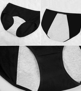 Culottes de protection anti-fuites pour femmes Secure Flow, coupe haute, couche absorbante, respirantes, séchage rapide, en coton tricoté, couleur unie, OEM - Product Image 6