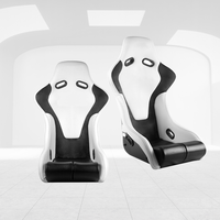 Chaise de jeu haut de gamme Apex en fibre de carbone et cuir PU, inclinable, avec repose-pieds et appui-tête pour joueur PC