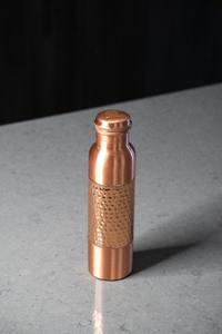 <b>copper</b> water <b>bottle</b> 1 liter pure <b>copper</b> <b>bottle</b> handmade hammered <b>copper</b> <b>bottle</b> wholesale <b>copper</b> <b>bottle</b> bulk supplier India - Product Image 2