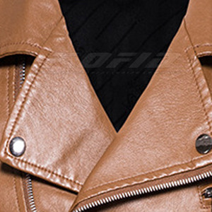 <b>Long</b> Sleeve Men <b>Leather</b> <b>Jacket</b> Trendy Design Modern Slim Fit Everyday Fashion Men <b>Leather</b> <b>Jacket</b> - Product Image 4