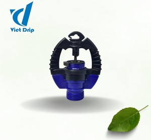 Aspersor Rotatorio VIETDRIP X1000, Boquilla de Riego de Jardín de Plástico, Color Naranja y Negro - Product Image 4