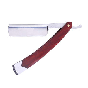 Navaja de Afeitar Recta Plegable de Acero Inoxidable de Alta Calidad para Hombre, Cuchilla Única para Salón y Uso Corporal, Cuchillo de Barbero con Certificación ISO - Product Image 1
