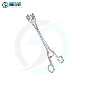 Pinzas Tenaculum Pratt, Herramienta Quirúrgica Manual de Acero Inoxidable de Grado Médico, Certificación CE Clase II para Uso Ginecológico y Obstétrico - Product Image 4