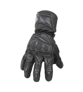 Guantes de Motociclismo de Cuero Vacuno con Protección Completa para los Dedos, Protector de Nudillos Duro, Antideslizantes, Impermeables, de Secado Rápido, con Diseño Deportivo - Product Image 3