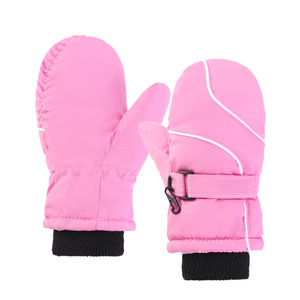 Gants de ski en cuir tendance, neufs et élégants, à doigts entiers, pour le snowboard, l'automne, l'hiver, les températures froides, imperméables et respirants - Product Image 1