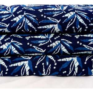 Vêtements pour femmes et filles, tissu léger et tendance, imprimé à la main avec motifs floraux, décontracté, décoration intérieure, couture ART&ART, tissu de haute qualité - Product Image 1