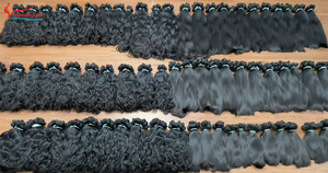 Vente en gros de paquets de cheveux d'usine trame naturelle soyeuse lisse facile à faire des perruques extension de cheveux bruts vietnamiens - Product Image 2