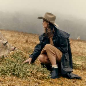 Manteaux d'équitation imperméables personnalisés en toile cirée australienne pour hommes, longs manteaux en toile cirée pour l'équitation - Product Image 2