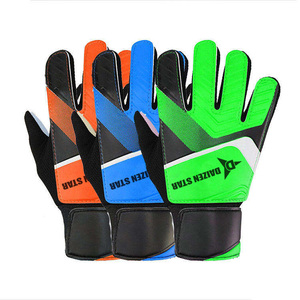 Daizen Star Football Goalkeeper Gloves Full Finger Non Slip Breathable Adjustable Wrist Strap <b>Hook</b> Loop Closure PU Material - Product Image 5