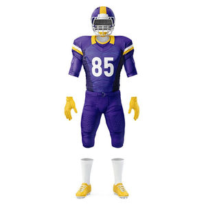 SMART SHINE ENTERPRISES Fabricant pakistanais Nouveau design Uniforme de football américain 100% polyester Impression personnalisée Durable - Product Image 6