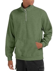 Sweat-shirts à capuche unisexes surdimensionnés et bon marché, brodés, personnalisés, pour hommes, en coton 100% doublé polaire, coupe-vent, promotion automne - Product Image 3