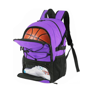 Sacs à dos de basketball personnalisés pour hommes, en polyester, avec détails réfléchissants, logo d'équipe par sublimation, sacs à dos de basketball en vente - Product Image 3