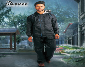 Traje de Lluvia Reversible Sharkk Sonic para Hombre, Impermeable de Nailon con Capucha, Ligero y Resistente para Ciclismo al Aire Libre - Product Image 2
