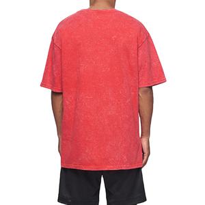 เสื้อยืดคอกลมสีชมพูสำหรับผู้ชายเสื้อยืดไม่มีแขนเปิดไหล่ทรงหลวมทำจากผ้าฝ้าย100% สินค้ามาใหม่ฤดูร้อน - Product Image 2