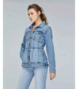 Top en jean pour femme élégant, décontracté, moderne, chic, confortable, de qualité supérieure, durable, doux, tendance, unique - Product Image 4