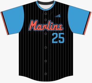 Custom Sublimated <b>Baseball</b> Jersey Pinstripe Team Uniform Short Sleeve Crew Neck Unisex Sports Shirt - Product Image 1