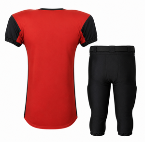 Conjunto de Uniforme de Fútbol Americano Personalizado, Transpirable, 100% Poliéster, Jersey Deportivo con Pantalones a Juego con Cierre de Cordón, para Entrenamiento en Equipo - Product Image 5