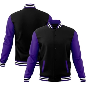 Chaqueta universitaria para hombre con parche bordado de chenilla personalizado, estilo béisbol, extragrande, tipo Letterman, chaqueta varsity para hombre. - Product Image 1