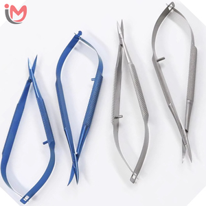 Beauty Micro Dissecting <b>Curved</b> Spring <b>Scissors</b> 14.5CM Stainless Steel Manual Instrument Set Tegra Surgical OEM Wholesale - Product Image 1