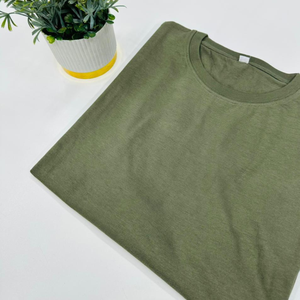 High quality cozy & comfy fabric solid color summer lightweight <b>Tshirt</b> for men with round Collar Men's Casual wear short sleeve - Product Image 4