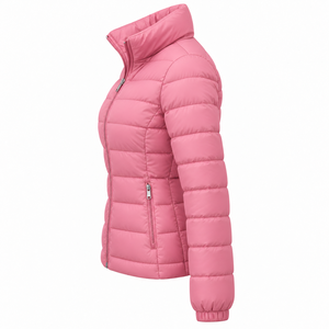 Blouson matelassé chauffant pour femme, coupe décontractée, avec capuche, poches, imprimé, réversible, en coton, pour l'hiver - Product Image 4
