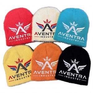 Wholesale Embroidered Jacquard Acrylic Knit <b>Winter</b> Warm Soft Beanie <b>Hats</b> for Men <b>Women</b>-OEM Aventra Industry Custom Color & Logo - Product Image 5