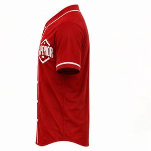 Uniforme de baseball performant conçu avec un tissu polyester respirant, des protections renforcées pour les genoux et une personnalisation de la marque de l'équipe. - Product Image 5