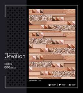 Elegante Azulejo de Pared de Porcelana de Alta Profundidad 300x600mm 30x60cm 12x24, Cerámica Decorativa Mate con Textura Perforada para Baño - Product Image 4