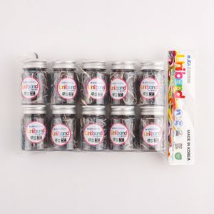 Uniband TPU Elastic Hair Bands Made In Korea Casual Unisex Hair Ties Bottle Packaging - Product Image 1