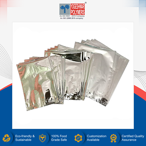 ถุงพลาสติก PET/MET/PET/LDPE คุณภาพเยี่ยม ขายดี เกรดอาหาร ปิดผนึกตรงกลาง ขนาดตามสั่ง พิมพ์กราเวียร์หลากสี สีเงิน - Product Image 2