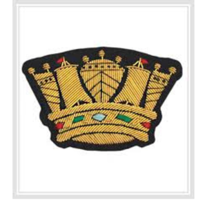 Écusson brodé 3D en fil métallique fait main de qualité supérieure, badges de régalia maçonnique cousus, en toile, couleurs personnalisées, avec épingle de sûreté - Product Image 5