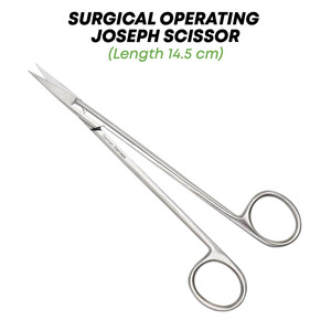 Ciseaux chirurgicaux NEMAS CARE INTERNATIONAL Joseph 14,5 cm en acier inoxydable allemand, instrument chirurgical 2-en-1 - Product Image 4