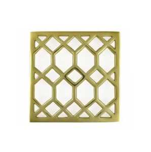 Silver Teapot Filigree Cutout <b>Metal</b> <b>Trivet</b> Heat Resistant Hot Dish Holder Tabletop Mat - Product Image 2