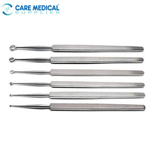 ชุดเครื่องมือแพทย์สำหรับหู คอ จมูก ยี่ห้อ Debonairii ผลิตในประเทศปากีสถาน ประกอบด้วยเครื่องมือขูดหูแบบปลายทู่ ทำจากเหล็กกล้าไร้สนิม พร้อมบริการสกรีนโลโก้ตามสั่ง - Product Image 3