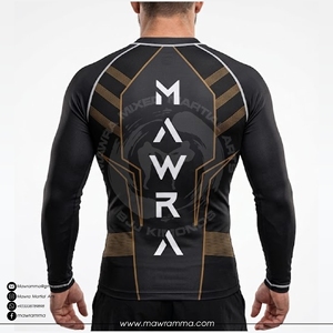 <b>Top</b> Selling OEM Custom Unisex Full Sleeve Rashguard Dark <b>Aesthetic</b> Sublimated Gym Running Fitness Activewear Compression Shirts - Product Image 2