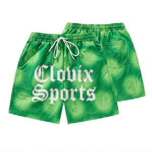 Shorts en maille tendance pour l'été, pour hommes, avec logo personnalisé, séchage rapide, shorts de bain, shorts de plage, respirants, légers, shorts de sport, streetwear - Product Image 2