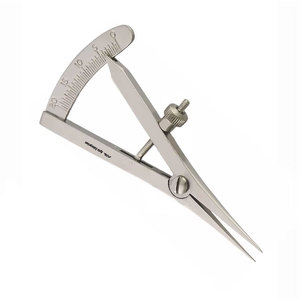 Calibrador Recto Microquirúrgico de Acero Inoxidable CASTROVIEJO, Longitud de Trabajo 0-20 mm, Rango de Escala 3-1/2'' 9 cm - Product Image 3