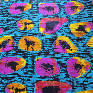 Tissu imprimé africain Ankara coloré pour la confection de vêtements, la couture, l'artisanat et la mode par Hitjem Export Island Supplier - Product Image 3