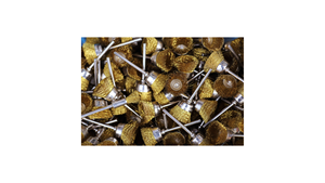 Cepillo de microcopas de alambre de latón para limpieza y desbarbado de metales con amoladora Dremel - Product Image 4