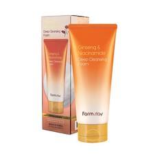 Farmstay Schiuma Detergente Profonda al Ginseng e Niacinamide 3pz 180ml Detergente Viso Scontato - Product Image 1
