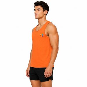 Comodidad de algodón premium con costuras impecables en la camiseta sin mangas para hombre, con frescura y comodidad para practicar deportes y caminatas de verano, uso diario. - Product Image 2