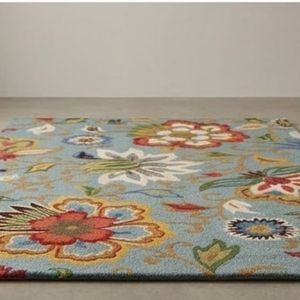 Hot Selling Machine Made Modern Abstract Line Design Area <b>Rug</b> Blue Multi Color Tufted Wool Blend Medium <b>Pile</b> Extra <b>Thick</b> PET - Product Image 6