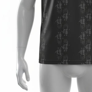 T-shirt de football à col en V de qualité supérieure, sublimation, 100% polyester jacquard, 140 g/m² - Product Image 4